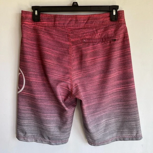 Hurley surf brand surfing board shorts mens 32, multicolored, back zip pocket - Picture 2 of 7